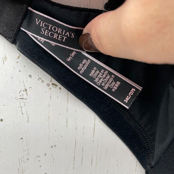 Victorias Secret Very Sexy Multi-Way Straps Padded Underwire Push Up Bra Sz 34C - Picture 7 of 7